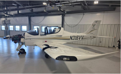 Photograph 1 – Profile photo and nose gear swept aft, from the NTSB investigation of Costruzioni Aeronautiche Tecna P-MENTOR accident near Des Moines, Iowa, February 11, 2026