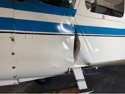 Photograph 3 – Left side fuselage damages, from the NTSB investigation of Bellanca 8GCBC accident near De Smet, South Dakota, February 13, 2026