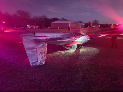Photograph 2 – Accident airplane, from the NTSB investigation of Amateur-built RV8 accident near Pottsboro, Texas, February 19, 2026