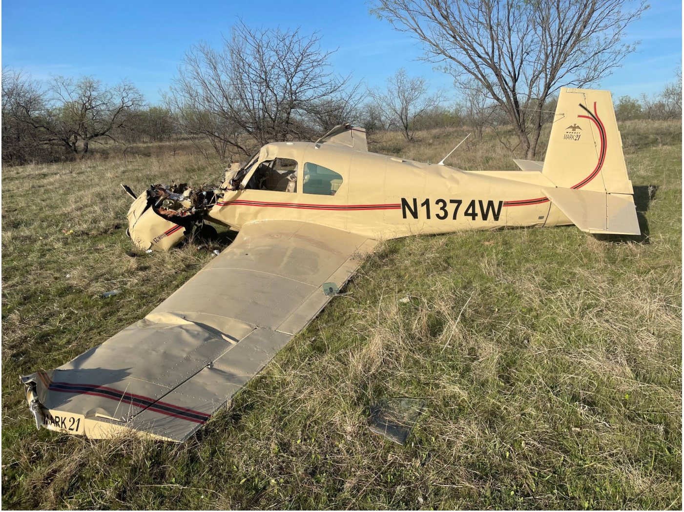 Photograph <built-in method index of str object at 0x7fdee1e57e10>, from the NTSB investigation of Mooney M20 accident near Northlake, Texas, March 18, 2026