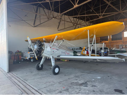 Photograph 1 – Accident airplane, from the NTSB investigation of Boeing A75N1(PT17) accident near Waco, Texas, May 9, 2026