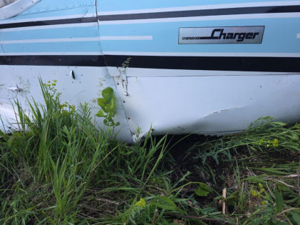 Photograph 2 – Forward Fuselage, from the NTSB investigation of Piper PA-28-235 accident near Montevideo, Minnesota, June 1, 2026