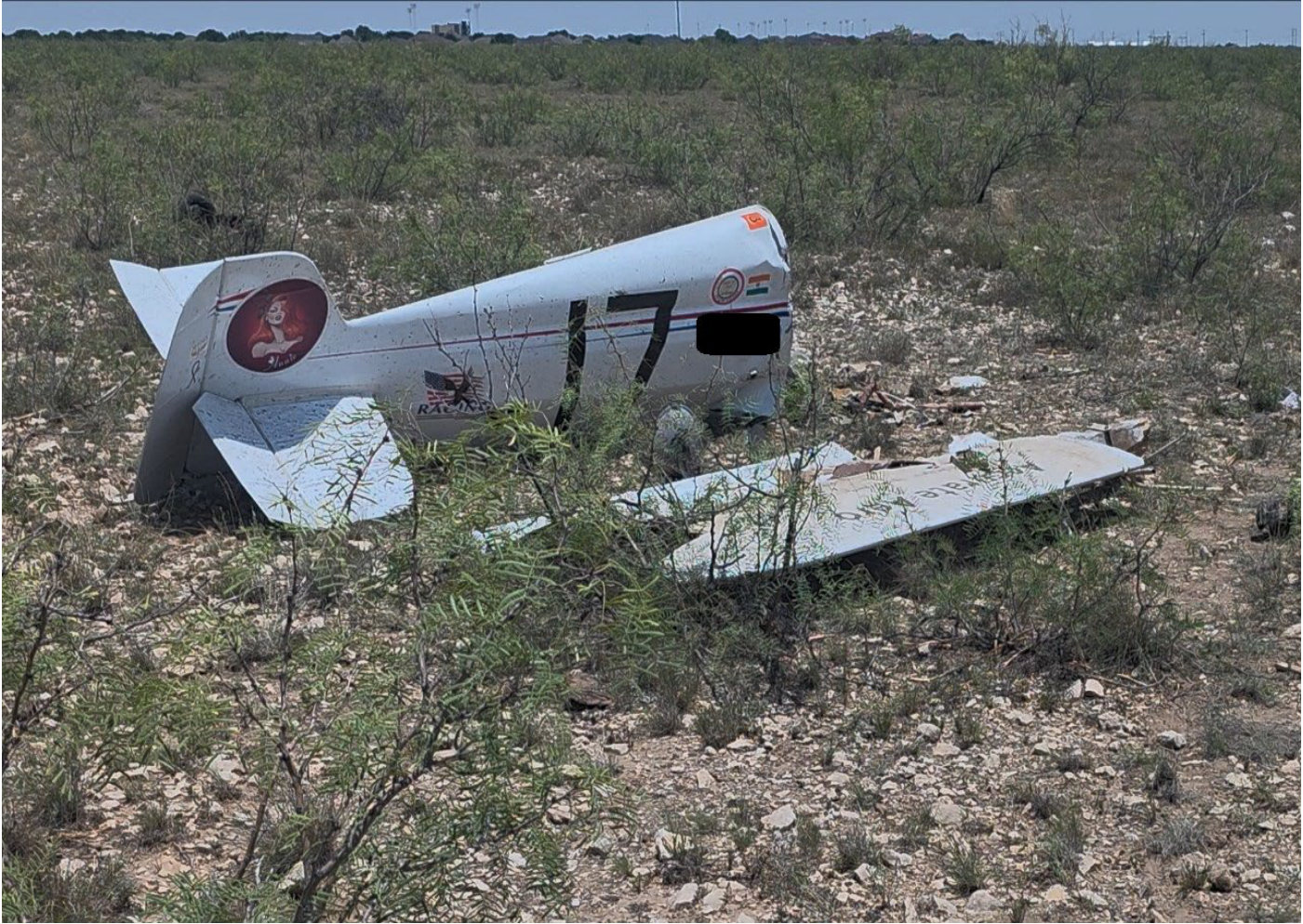 Photograph <built-in method index of str object at 0x7fdef9143730>, from the NTSB investigation of Cassutt IIIM accident near Odessa, Texas, July 5, 2026