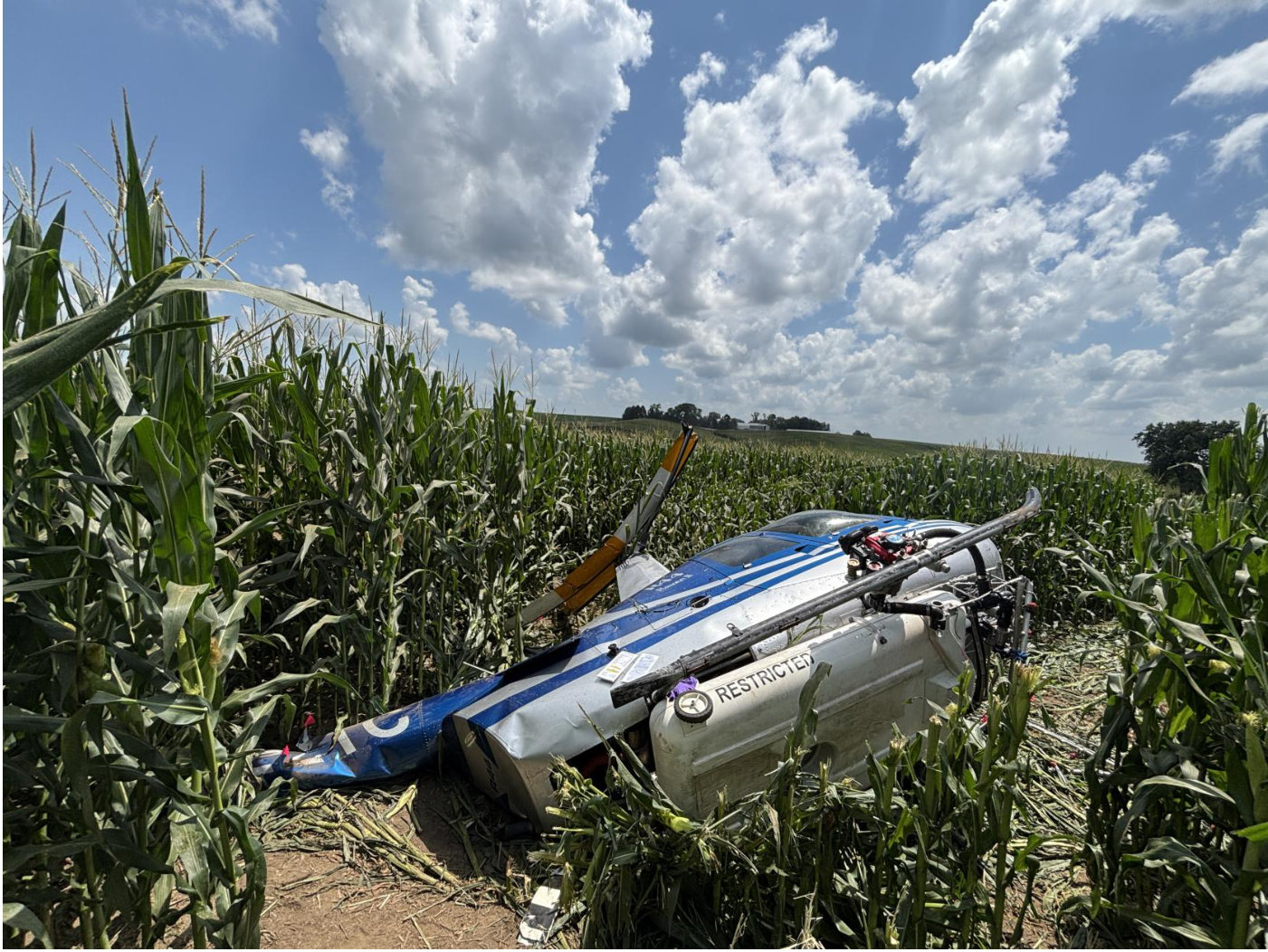 Photograph <built-in method index of str object at 0x7fdee1e38120>, from the NTSB investigation of Robinson Helicopter Company R44 II accident near Coralville, Iowa, July 16, 2026