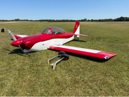 Photograph 2 – Accident Scene, from the NTSB investigation of Vans RV8 accident near Linden, Michigan, August 3, 2026