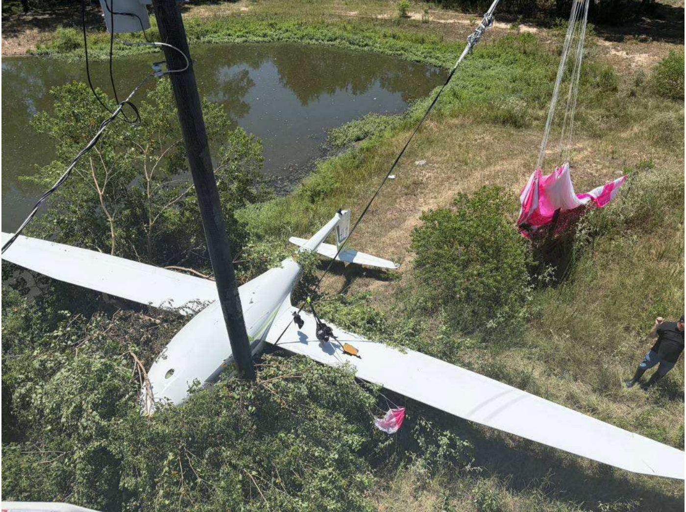 Photograph <built-in method index of str object at 0x7fdee1e56830>, from the NTSB investigation of Pipistrel TAURUS ELECTRO G2.5 accident near Hempstead, Texas, August 15, 2026