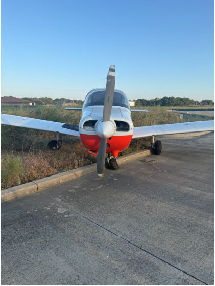 Photograph 1 – Accident Scene, from the NTSB investigation of Piper PA-28-161 accident near Weatherford, Texas, September 1, 2026