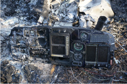 Photograph 2 – Instrument Panel, from the NTSB investigation of American Eurocopter CORP AS350B2 accident near Hammonton, New Jersey, December 20, 2023