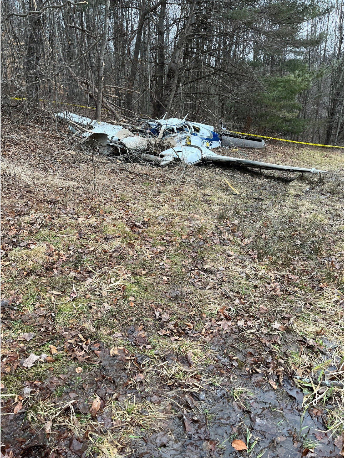 Photograph <built-in method index of str object at 0x7fdee1fda470>, from the NTSB investigation of Beech 95-B55 (T42A) accident near Leyden, Massachusetts, January 14, 2024