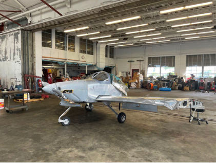 Photograph 5 – Left Side View of Airplane, from the NTSB investigation of Amateur-built RV6 accident near Methuen, Massachusetts, June 17, 2024