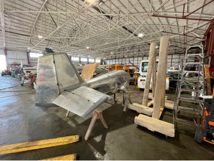 Photograph 7 – Right Side View of Tail Section, from the NTSB investigation of Amateur-built RV6 accident near Methuen, Massachusetts, June 17, 2024