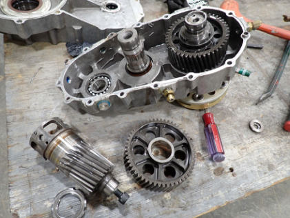 Photograph 12 – Propeller gearbox after disassembly, from the NTSB investigation of Williams John TITAN T-51 MUSTANG accident near Geneva, Ohio, July 21, 2024
