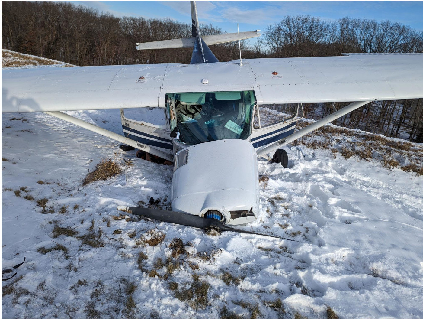 Photograph <built-in method index of str object at 0x7fdee1e728d0>, from the NTSB investigation of Cessna 150M accident near Franklin, Pennsylvania, January 15, 2024