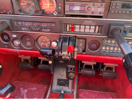 Photograph 5 – Cockpit Controls, from the NTSB investigation of Piper PA-28-180 accident near Farmingdale, New York, February 20, 2024