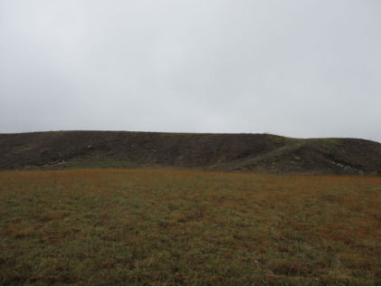 Photograph 3 – View From Accident Site Back to Runway, from the NTSB investigation of Cirrus Design CORP SR20 accident near Logan, West Virginia, March 15, 2024