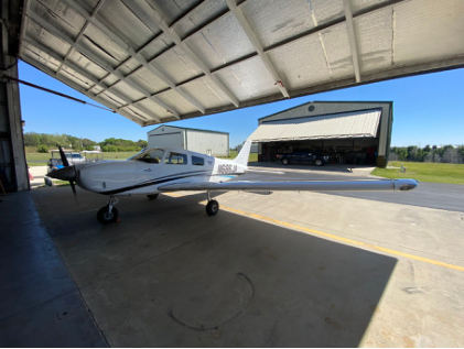 Photograph 1 – FAA Digital Photograph. Left Forward Quartering View of the Airplane, from the NTSB investigation of Piper PA28 accident near Apopka, Florida, March 20, 2024