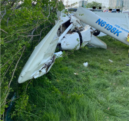 Photograph 2, from the NTSB investigation of Cessna 150 accident near San Juan, Puerto Rico, June 1, 2024