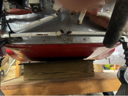 Photograph 5 – Digital Photograph From New Owner. View Showing the Broken Engine Mount Tubes, from the NTSB investigation of Davis Lightning accident near Jamestown, Tennessee, June 8, 2024
