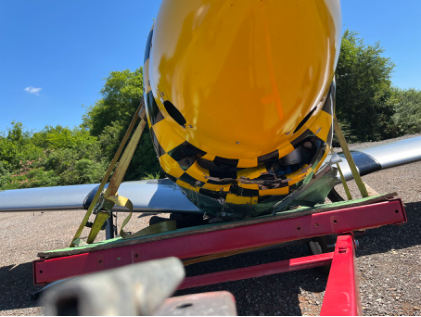 Photograph 3 – Front View of Airplane Damage, from the NTSB investigation of Titan T51 accident near Madisonville, Tennessee, June 8, 2024