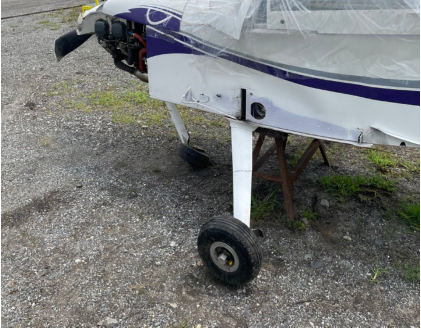 Photograph 1 – Forward Fuselage (NTSB Photo), from the NTSB investigation of Amateur-built RV6 accident near Townsend, Delaware, June 14, 2024