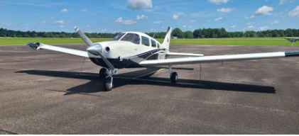 Photog rap h 1 – Ove rvie w of the airp lane . (Courte sy of FAA), from the NTSB investigation of Piper PA28 accident near Cochran, Georgia, July 10, 2024