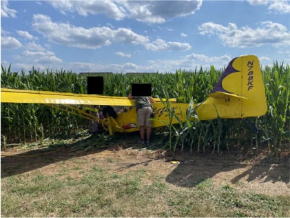 Photograph 1, from the NTSB investigation of Amateur-built KITFOX MODEL IV accident near Palmyra, Pennsylvania, July 19, 2024