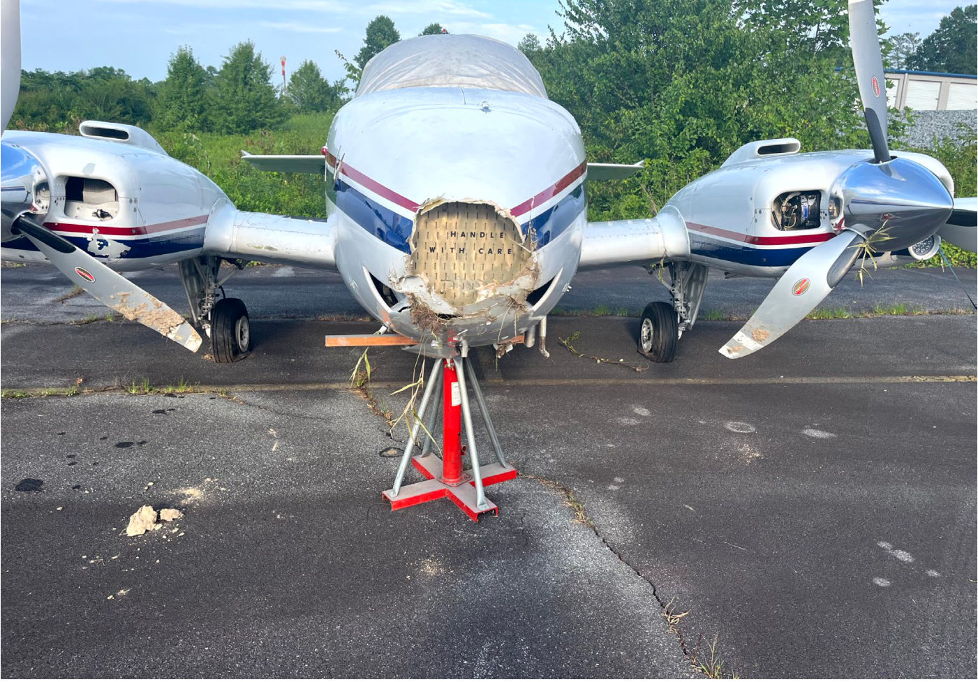 Photograph <built-in method index of str object at 0x7fdef902b1e0>, from the NTSB investigation of Beech 58 accident near Pisgah Forest, North Carolina, July 12, 2024