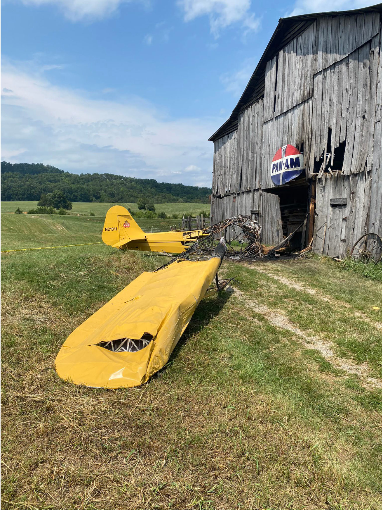 Photograph <built-in method index of str object at 0x7fdee1e55110>, from the NTSB investigation of Piper J3 accident near Mooresburg, Tennessee, August 16, 2024