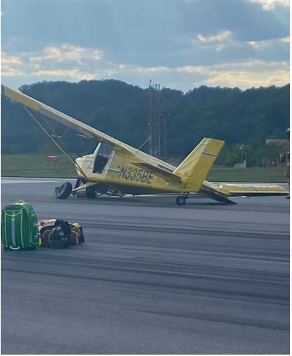 Photograph 1 – Postaccident view of airplane, from the NTSB investigation of Canadian Light Acft Sales &Svc BUSHCADDY EXPLORER R accident near Charleston, West Virginia, August 20, 2024