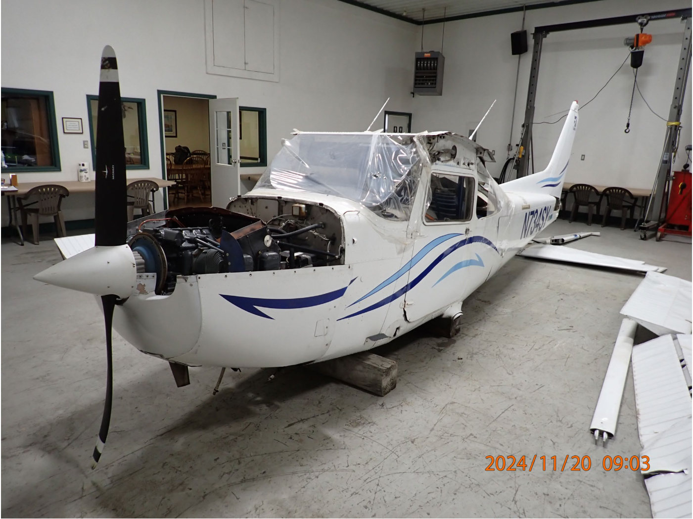 Photograph <built-in method index of str object at 0x7fdee1e70e40>, from the NTSB investigation of Cessna 172 accident near Lynchburg, Virginia, August 29, 2024