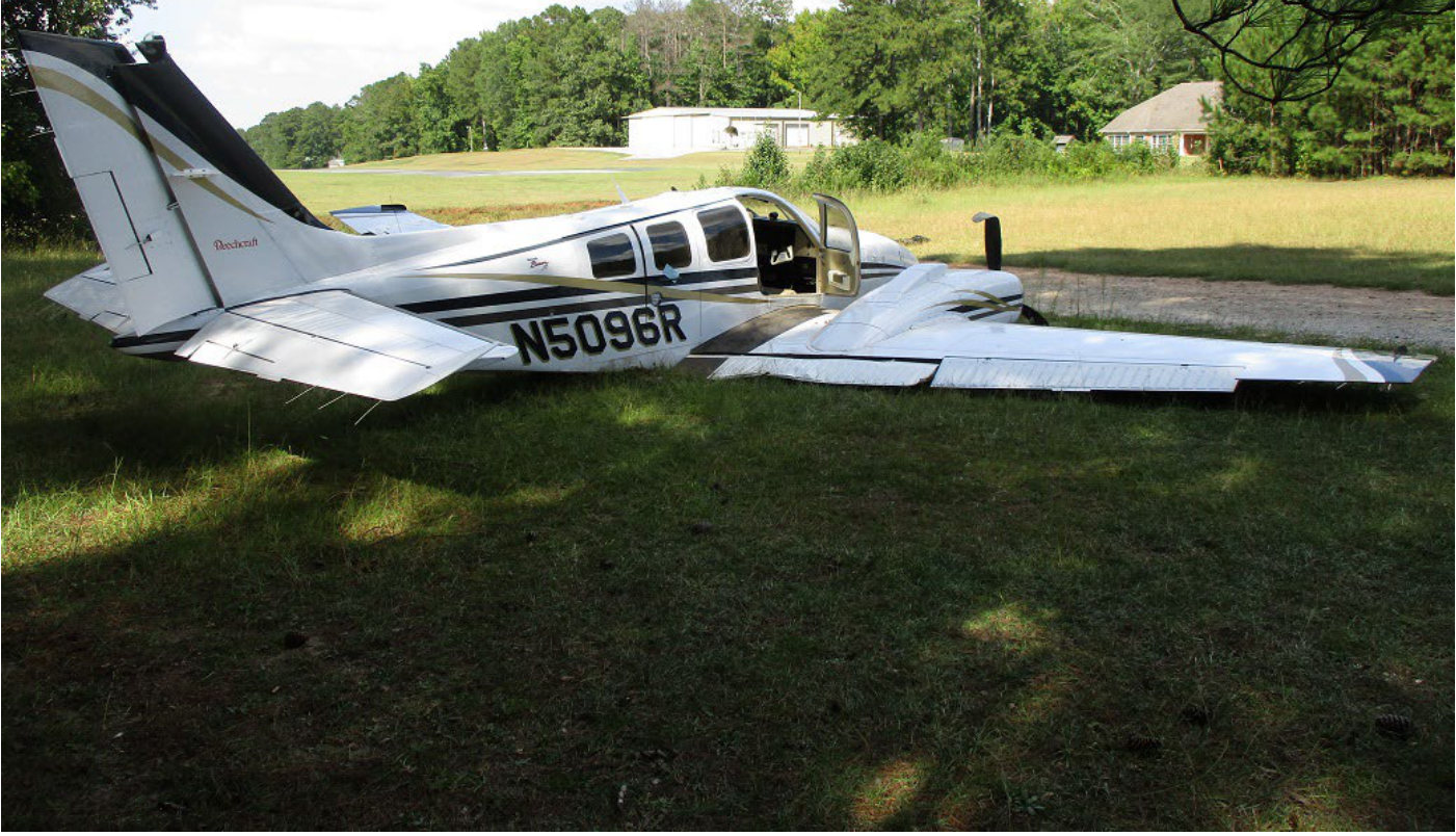 Photograph <built-in method index of str object at 0x7fdee1e1aa60>, from the NTSB investigation of Raytheon Aircraft Company 58 accident near Griffin, Georgia, September 7, 2024