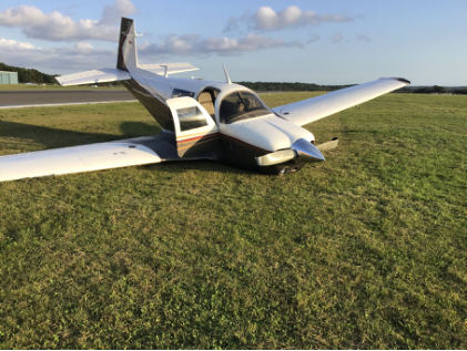 Photograph 1 – Main Wreckage (FAA Photo), from the NTSB investigation of Mooney M20 accident near Oxford, Connecticut, September 6, 2024