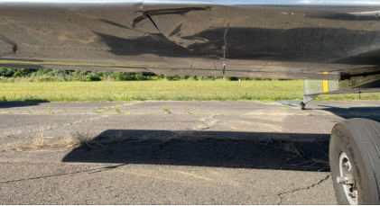 Photograph 3 – View of Right Wing Damage, from the NTSB investigation of Amateur-built WAIEX-B accident near Stratford, Connecticut, September 10, 2024