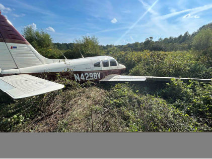 Photograph 2 – Right Side Main Wreckage, from the NTSB investigation of Piper PA28 accident near Lagrange, Georgia, September 23, 2024
