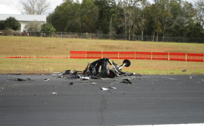 Photograph 2 – Main Wreckage, from the NTSB investigation of Magni Builder LLC M-16 accident near Foley, Alabama, December 9, 2024