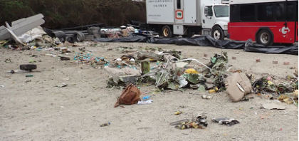 Photograph 3 – Wreckage path looking towards empennage. (NTSB), from the NTSB investigation of Raytheon Aircraft Company A36 accident near Greenville, North Carolina, March 14, 2025