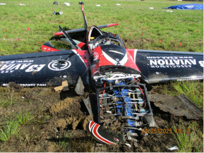Photograph 3 – Main Wreckage, from the NTSB investigation of Mx Aircraft Tech PTY LTD MXS accident near Hampton, Virginia, April 24, 2025