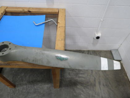Photograph 17 - Propeller overview, from the NTSB investigation of Piper PA28 accident near Louisville, Kentucky, October 11, 2024