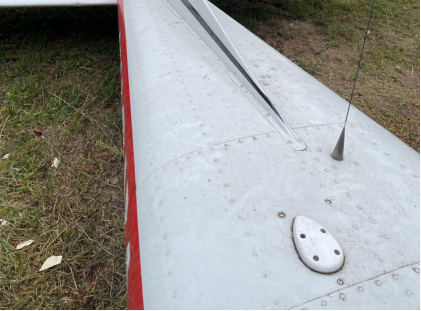 Photograph 3 – Damage to the Left Elevator, from the NTSB investigation of Cessna 182 accident near South Charleston, West Virginia, October 12, 2024