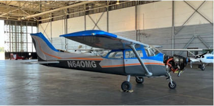 Photograph 1 – Airplane postaccident, from the NTSB investigation of Cessna 172 accident near Louisville, Kentucky, October 8, 2024