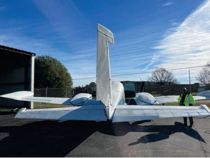 Photograph 12, from the NTSB investigation of Cessna 310K accident near Alcoa, Tennessee, November 9, 2024