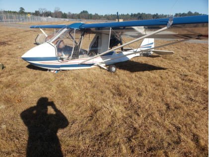 Photo 1 – View of Airplane as Found (FAA), from the NTSB investigation of Amateur-built CHALLENGER II accident near Concord, New Hampshire, November 20, 2024