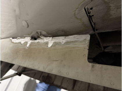 Photograph 2 – Fuselage damage, from the NTSB investigation of Beech B95A accident near Murray, Kentucky, December 19, 2024