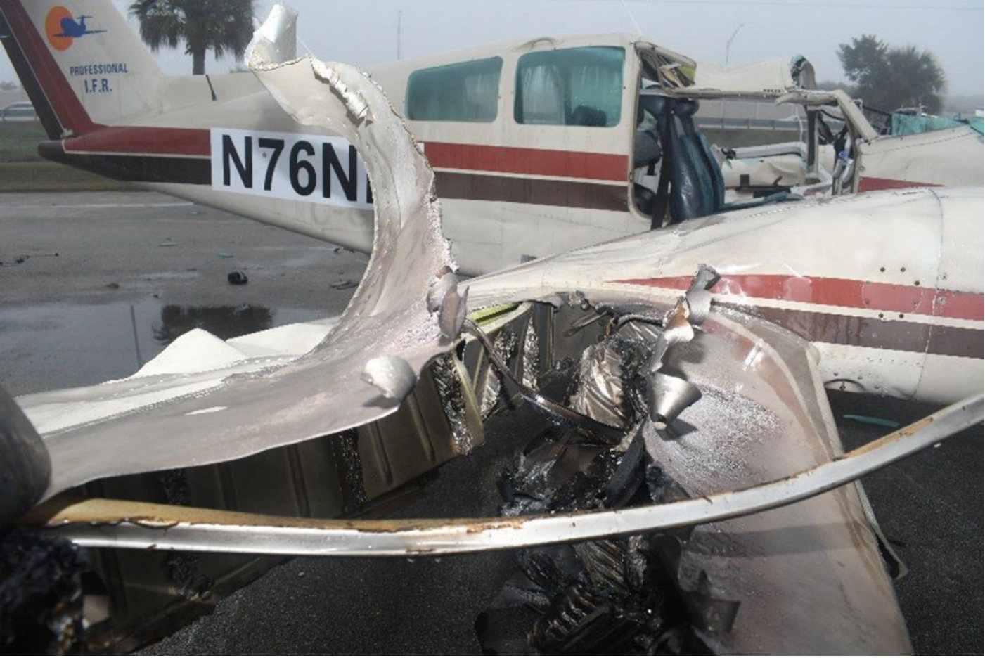 Photograph <built-in method index of str object at 0x7fdef902aba0>, from the NTSB investigation of Beech BE-76 accident near Melbourne, Florida, December 26, 2024