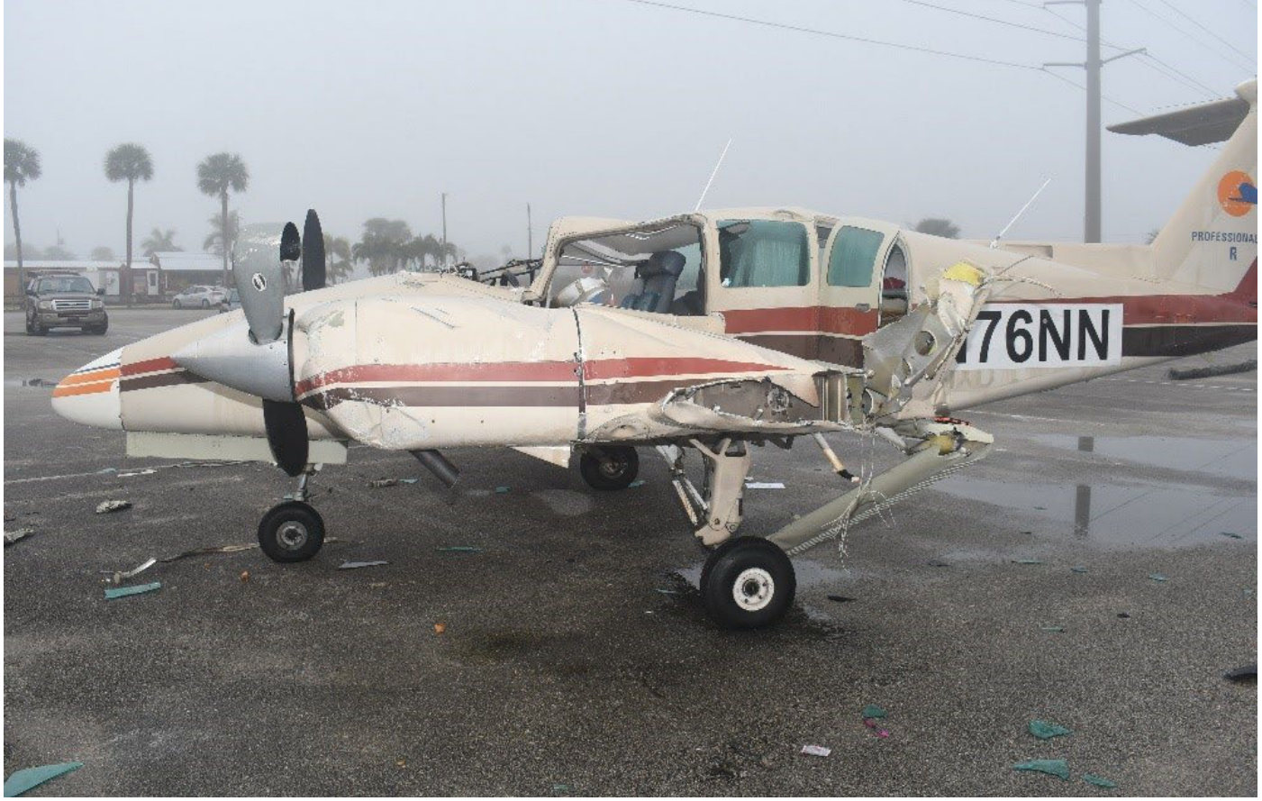 Photograph <built-in method index of str object at 0x7fdef902aba0>, from the NTSB investigation of Beech BE-76 accident near Melbourne, Florida, December 26, 2024