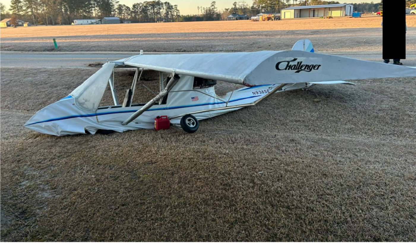 Photograph <built-in method index of str object at 0x7fdee1e722e0>, from the NTSB investigation of Amateur-built CHALLENGER II accident near Conway, South Carolina, January 14, 2025