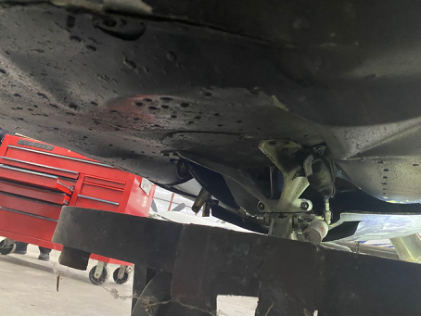 Photograph 1 – Deformation noted to lower fuselage Structure, from the NTSB investigation of Cessna 172N accident near Mayfield, Kentucky, January 9, 2025