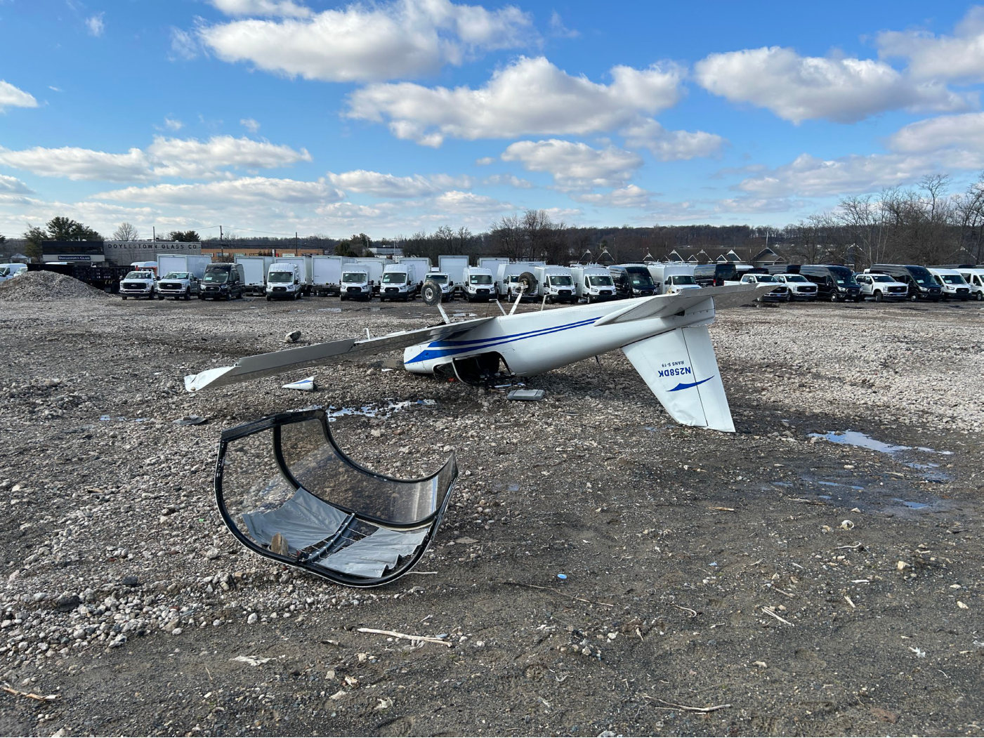 Photograph <built-in method index of str object at 0x7fdee1eba380>, from the NTSB investigation of Amateur-built RANS S-19 (KIT) accident near Doylestown, Pennsylvania, February 10, 2025