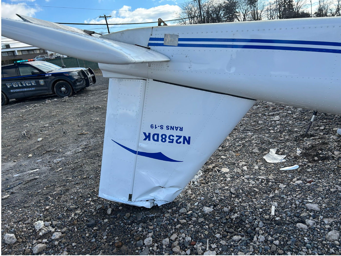 Photograph <built-in method index of str object at 0x7fdee1eba240>, from the NTSB investigation of Amateur-built RANS S-19 (KIT) accident near Doylestown, Pennsylvania, February 10, 2025