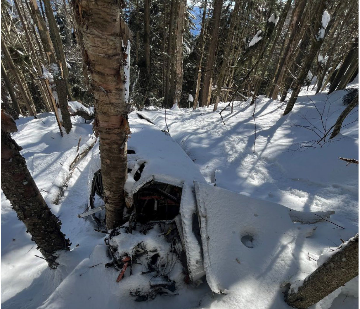 Photograph <built-in method index of str object at 0x7fdef902af10>, from the NTSB investigation of Piper PA-28-235 accident near Manchester, Vermont, February 26, 2025